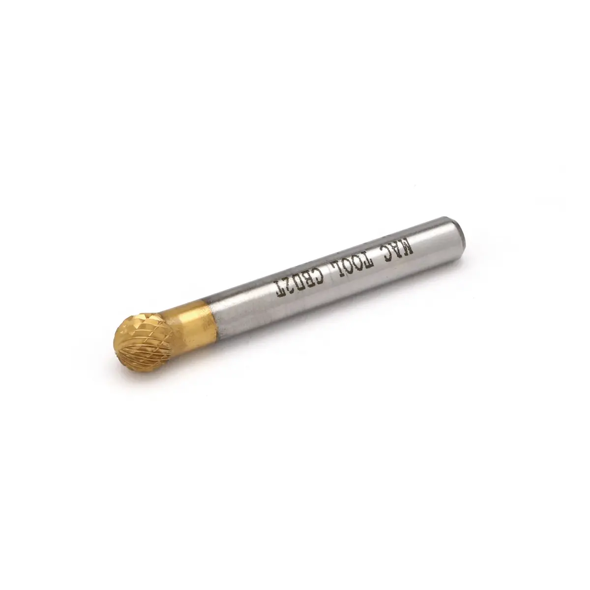 Ball Titanium-Nitride Coated Carbide Burr 1