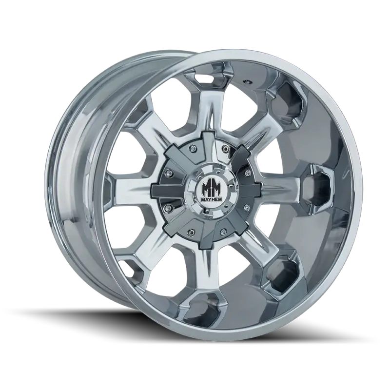 Mayhem Combat 18X9 Chrome Wheel — 5X150 Bolt Pattern, -12Mm Offset, 110Mm Hub Bore 1