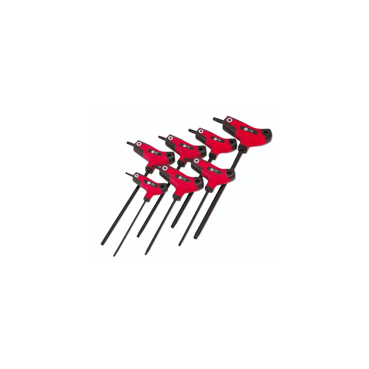 7-Pc. Bi-Material T-Handle Star Key Set 1