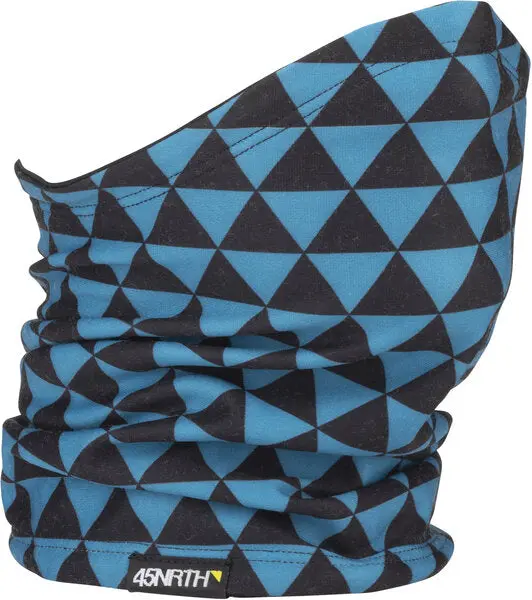 45Nrth Vindkast Reversible Neck Gaiter - Black, One Size 1
