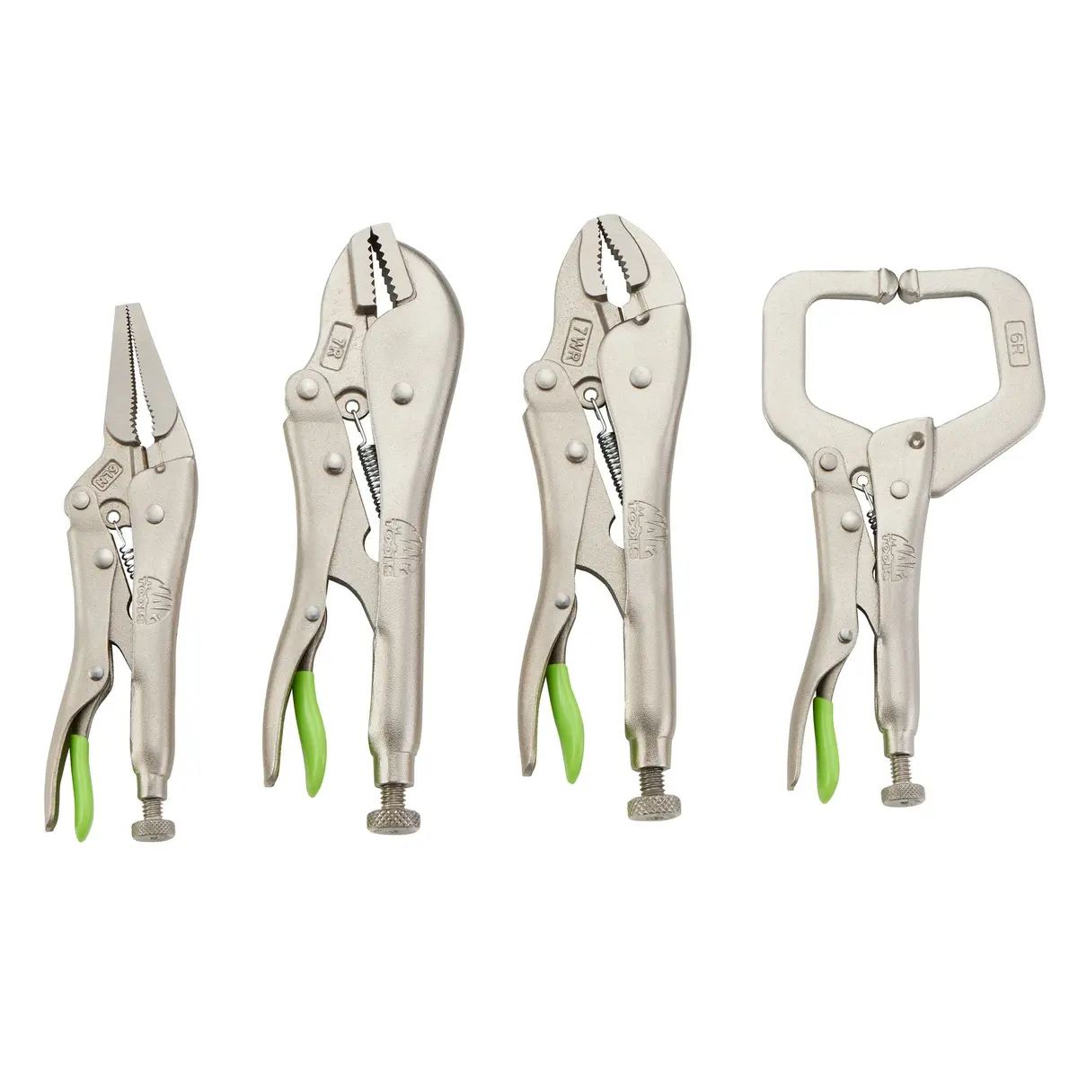 4-Pc. Trigger Release Locking Pliers Set - Green 1