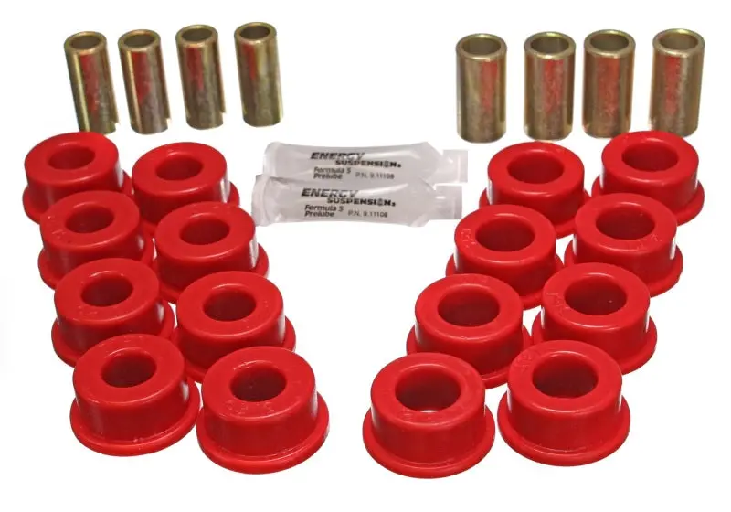 Energy Suspension Red Rear Control Arm Bushing Kit For 1984–1995 Chevrolet Corvette 1