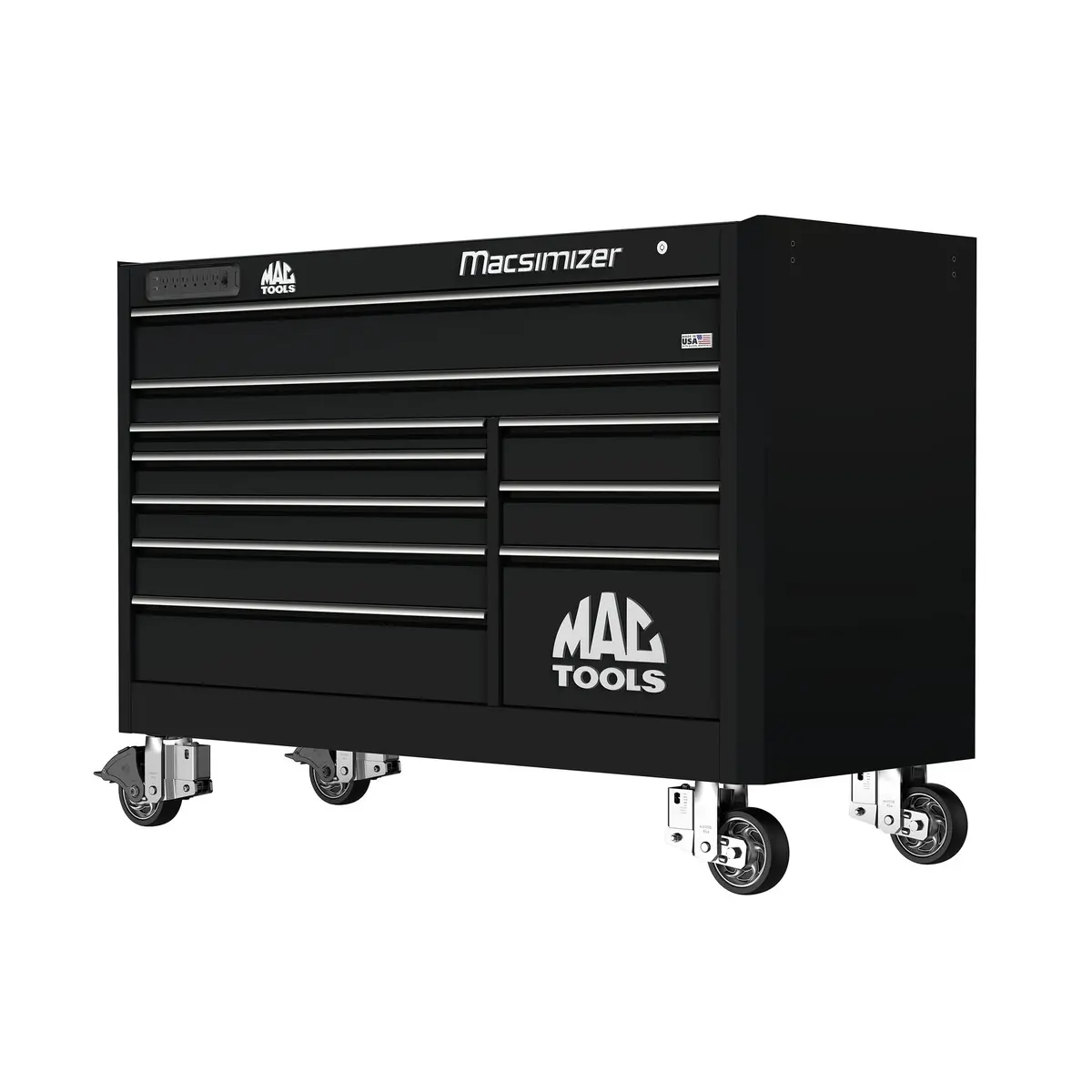 Macsimizer® 10-Drawer Workstation - Flat Black 1