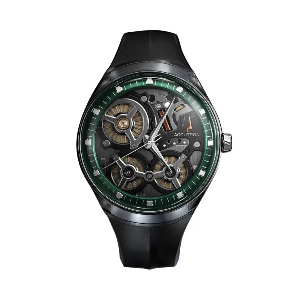 Electrostatic Dna 45Mm - Green/Grey On Rubber Strap 1
