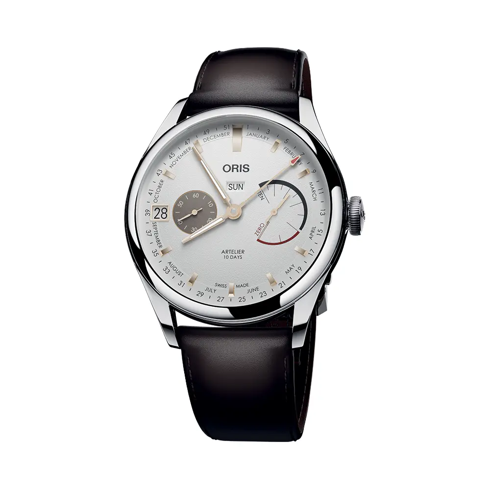 Artelier Calibre 113 43Mm - White On Leather Strap 1