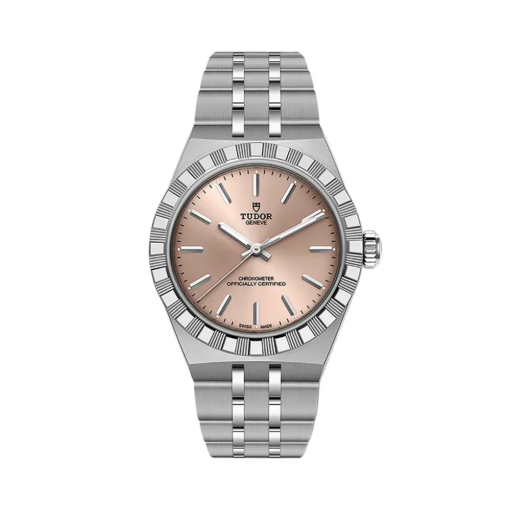 Tudor Royal 30Mm - Pink On Bracelet 1