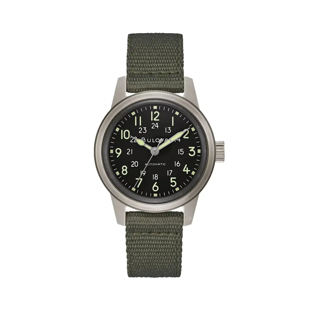 Vwi Special Edition Hack Watch 38Mm - Black On Nylon Strap 1