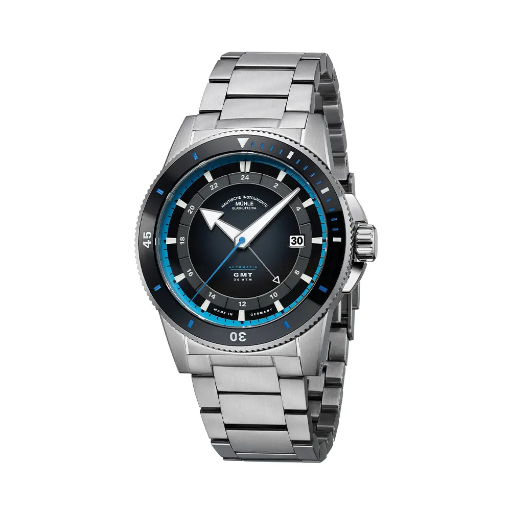 Sportivo Travel Gmt 42.5Mm - Black On Bracelet 1