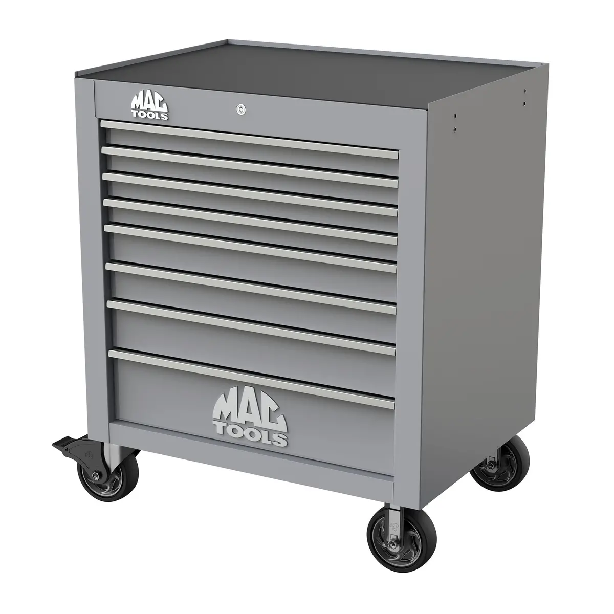 Tech™ Series 8-Drawer Workstation - Mica Gray 1