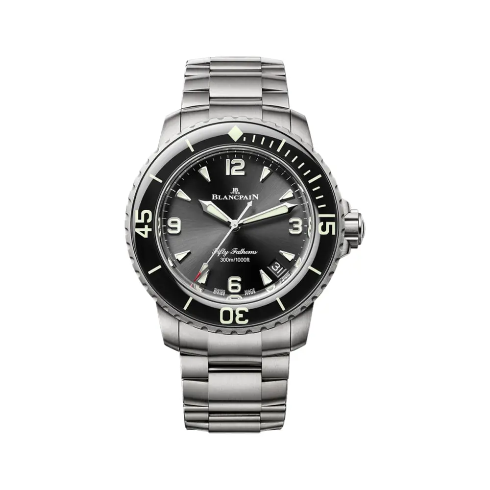 Fifty Fathoms Automatique Titanium 42.3Mm - Black On Bracelet 1
