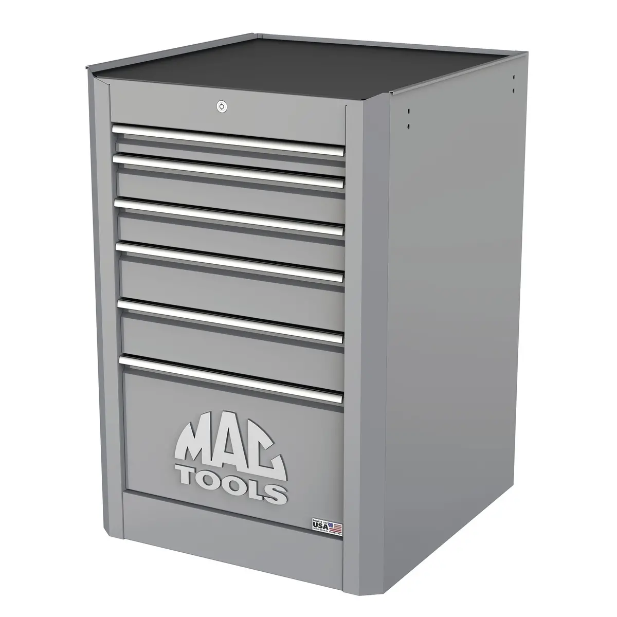 Macsimizer® 6-Drawer Side Box With Powertech™ Drawer - Mica Gray 1