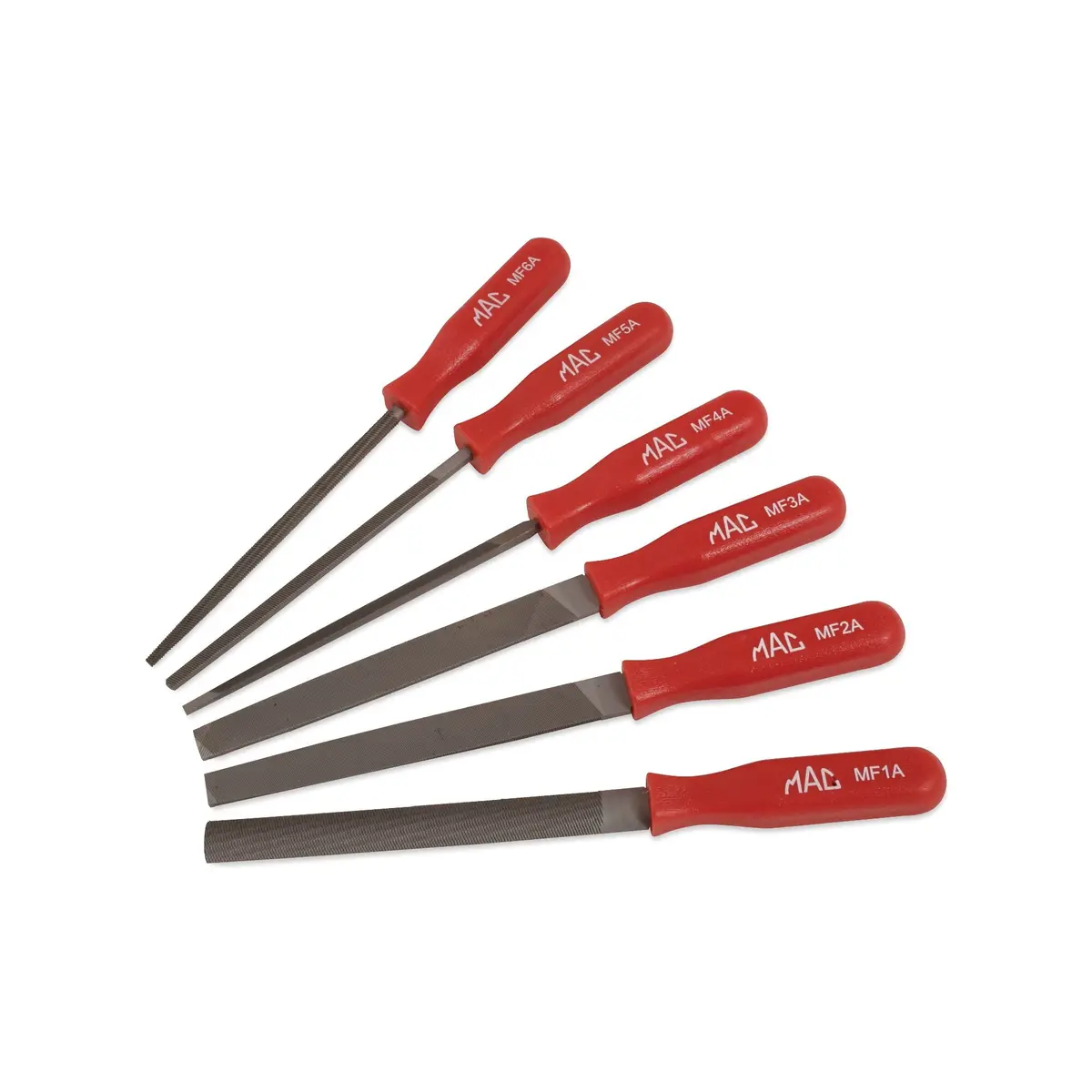 6-Pc. Comfort-Grip™ Mini Combination Bastard-Cut File Set 1