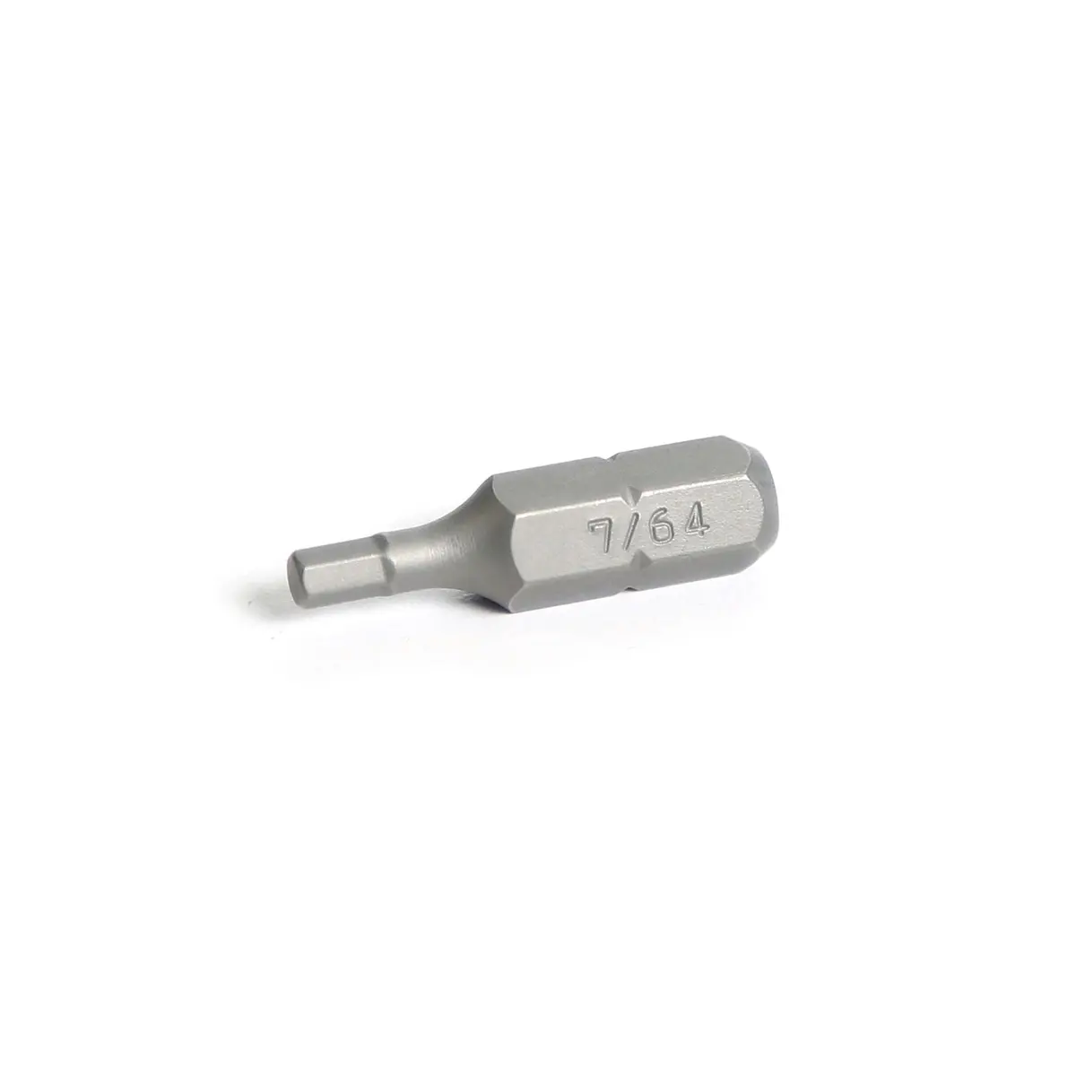 1/4" Hex Drive Hex Bit 1"- 7/64" 1