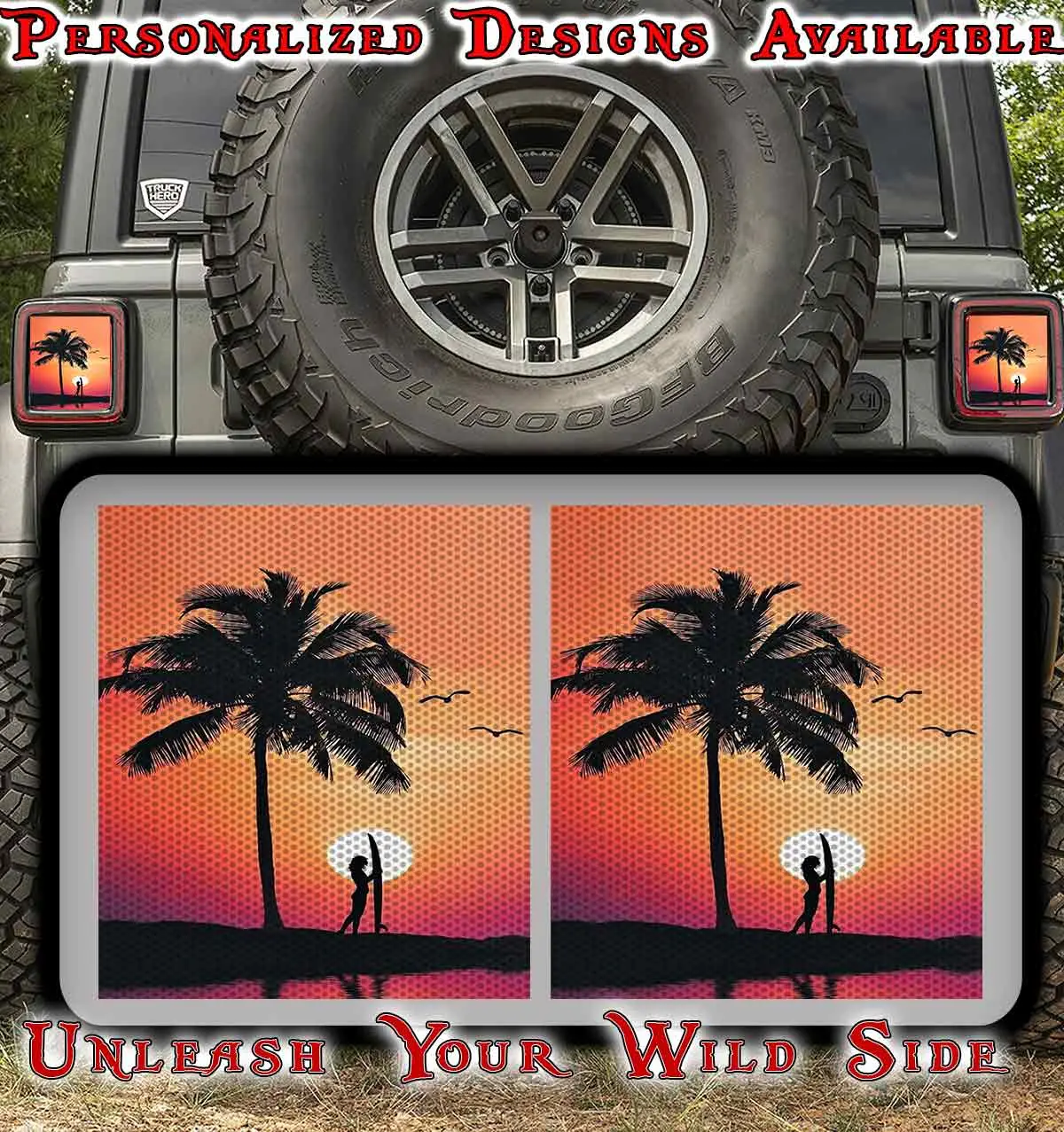 Surfs Up Taillight Cover Decal 52 1