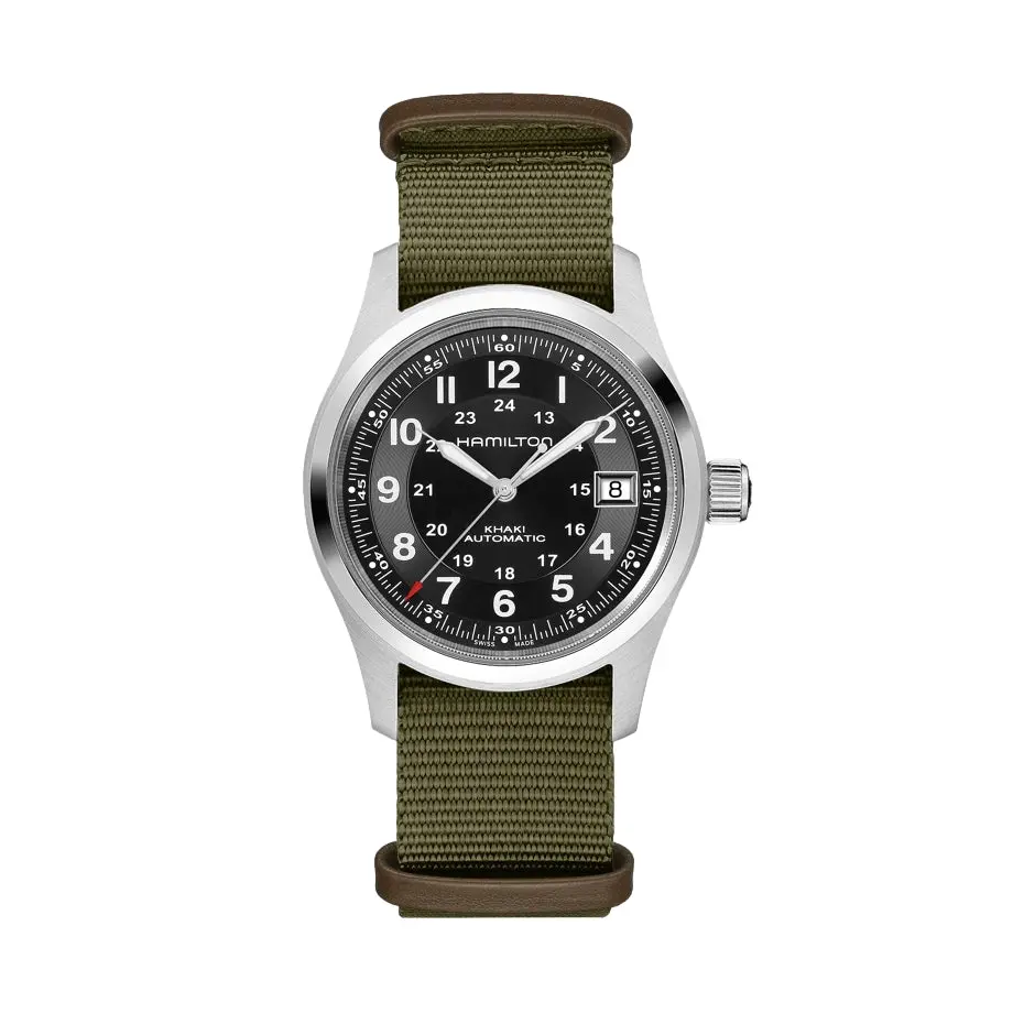 Khaki Field Auto Call Of Duty Limited Edition 38Mm - Black On Fabric Strap 1
