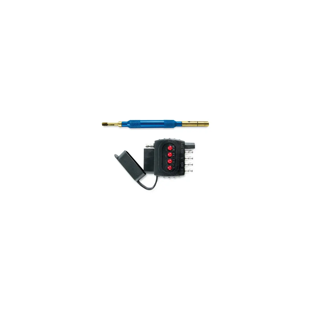 2-Pc. 4/5-Way Pin Trailer Harness Tester And Maintenance Set 1