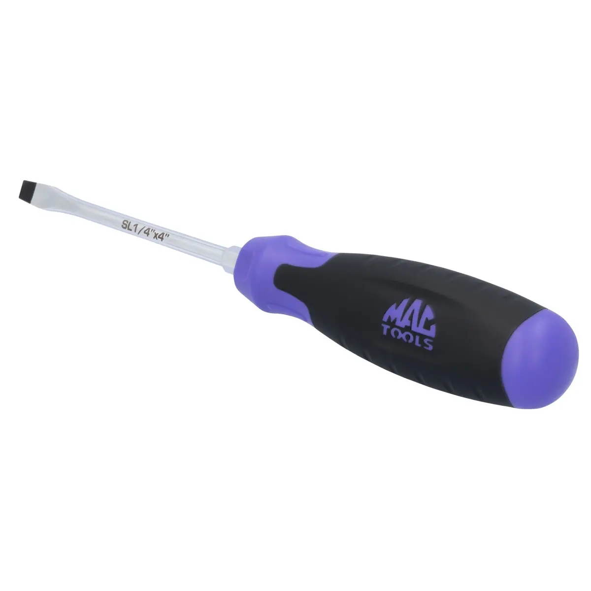 Sl 1/4’’ X 4’’ Slotted Screwdriver - Purple 1