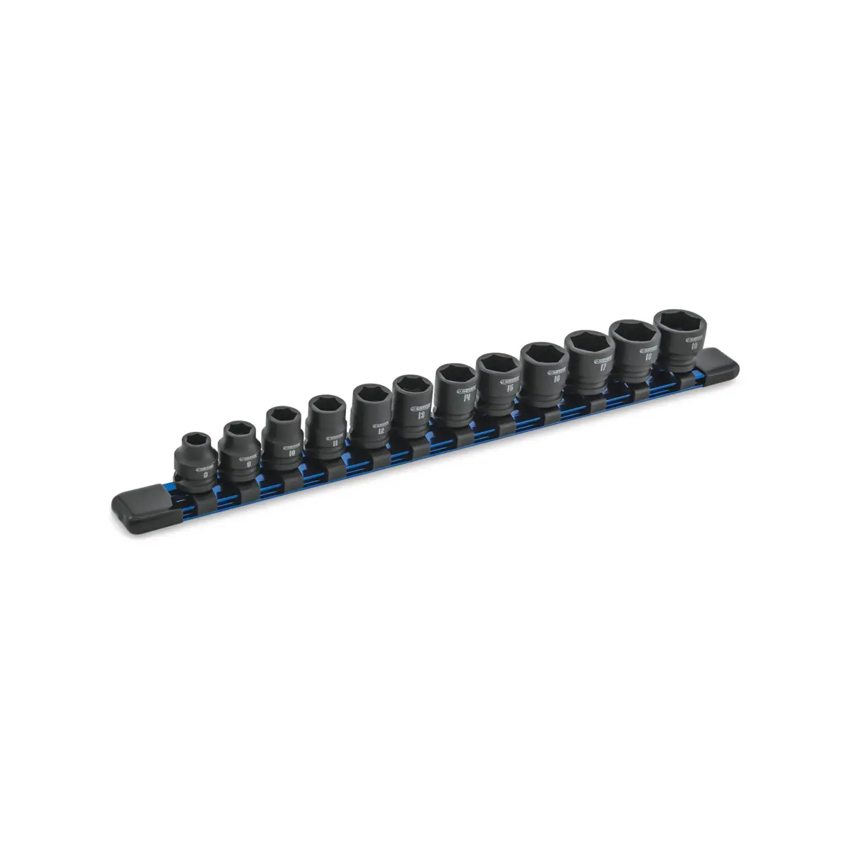 12-Pc. 3/8" Drive Metric Stubby Impact Socket Set - 6-Pt. 1
