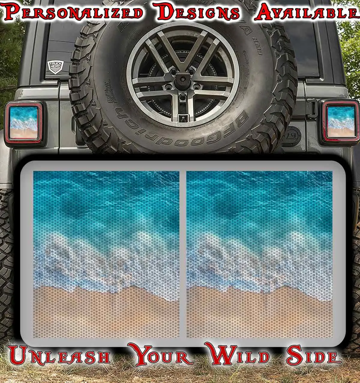 Beach Taillight Cover Decal 59 1