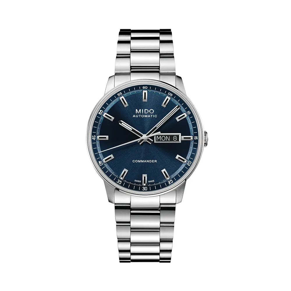 Commander Datoday 40Mm - Blue On Bracelet 1