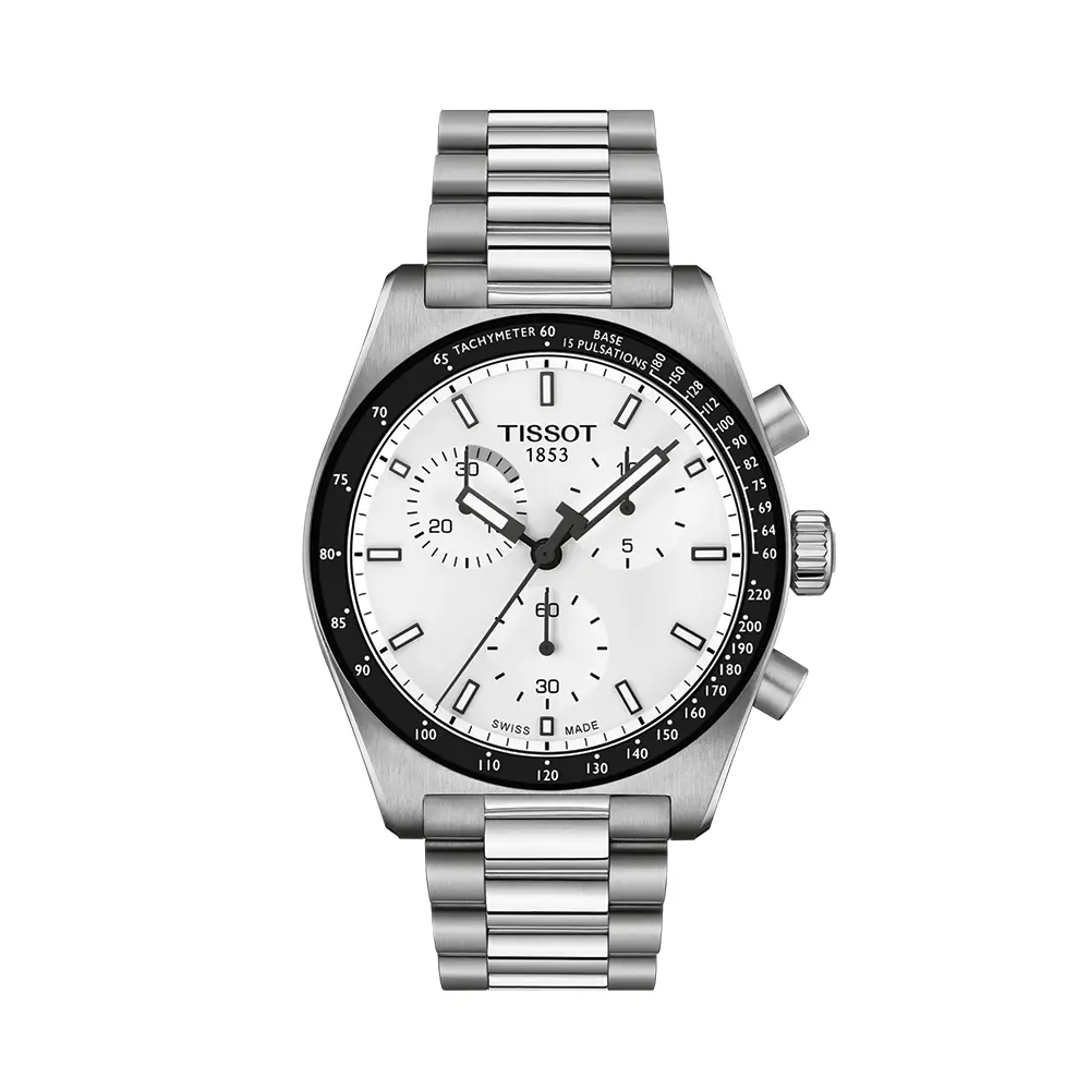 Pr516 Quartz Chronograph 40Mm - White On Bracelet 1