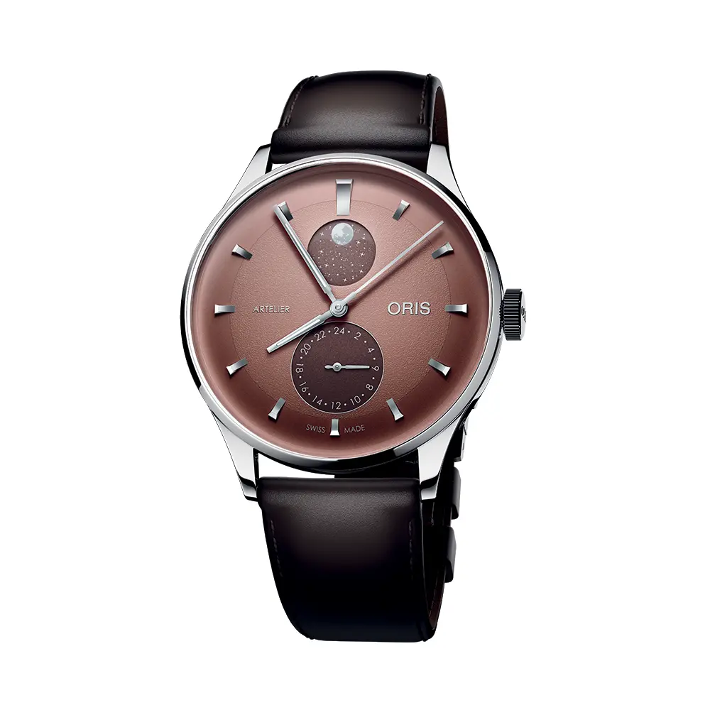 Artelier Complication 39.5Mm - Chestnut On Leather Strap 1
