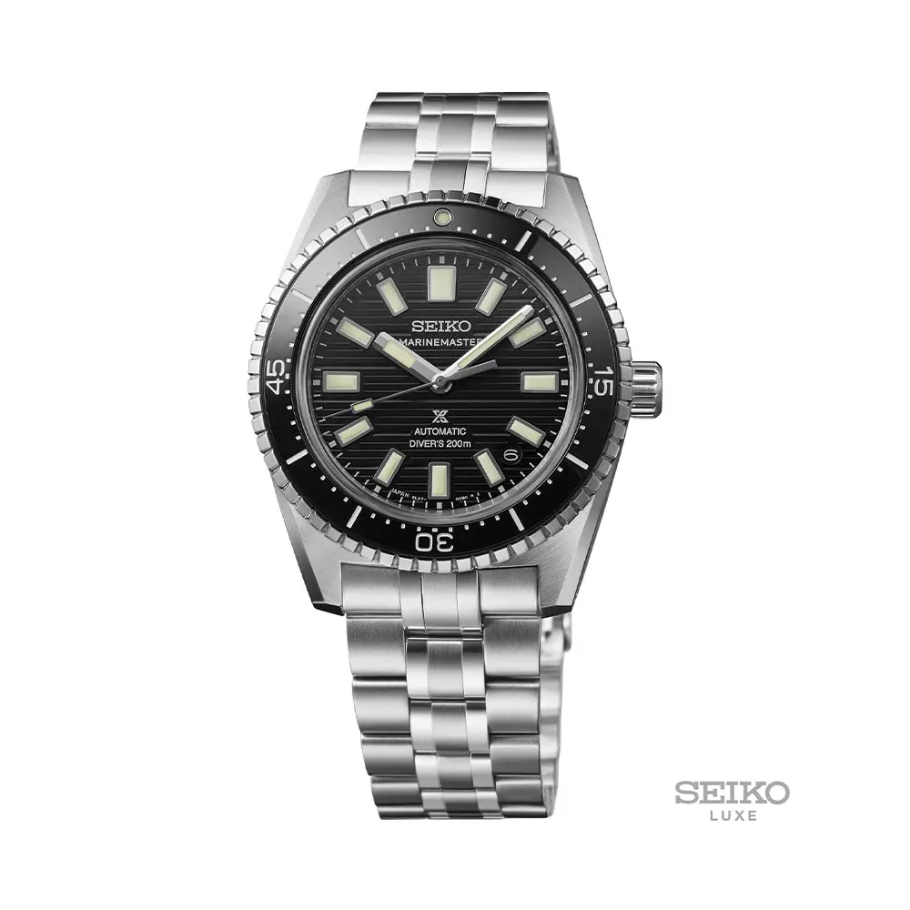 Sje101 Prospex Marinemaster 1965 Heritage Diver 39.5Mm - Black On Bracelet 1