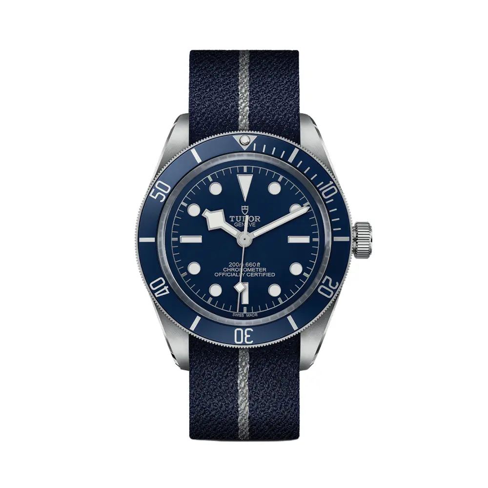 Black Bay 58 39Mm - Blue On Fabric Strap 1