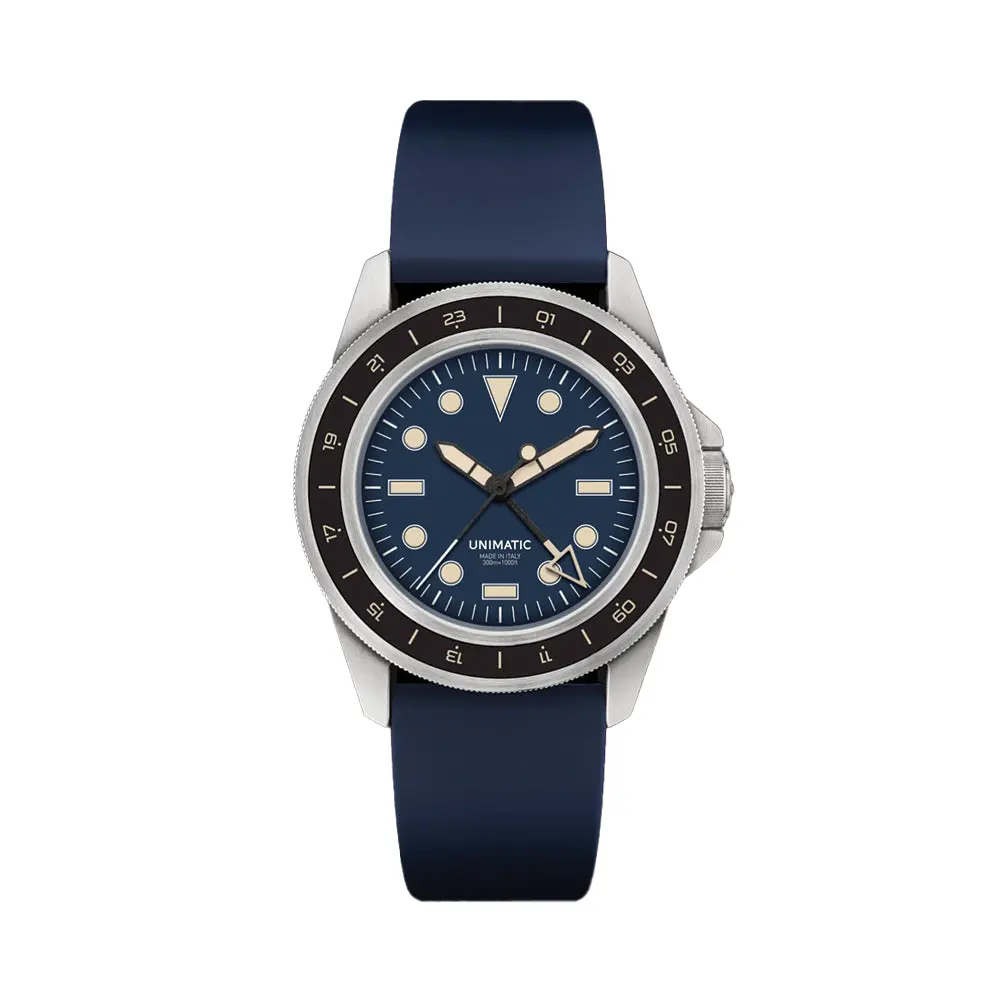 U1-Gmt-Dhn Limited Edition 41.5Mm - Blue On Tpu Strap 1
