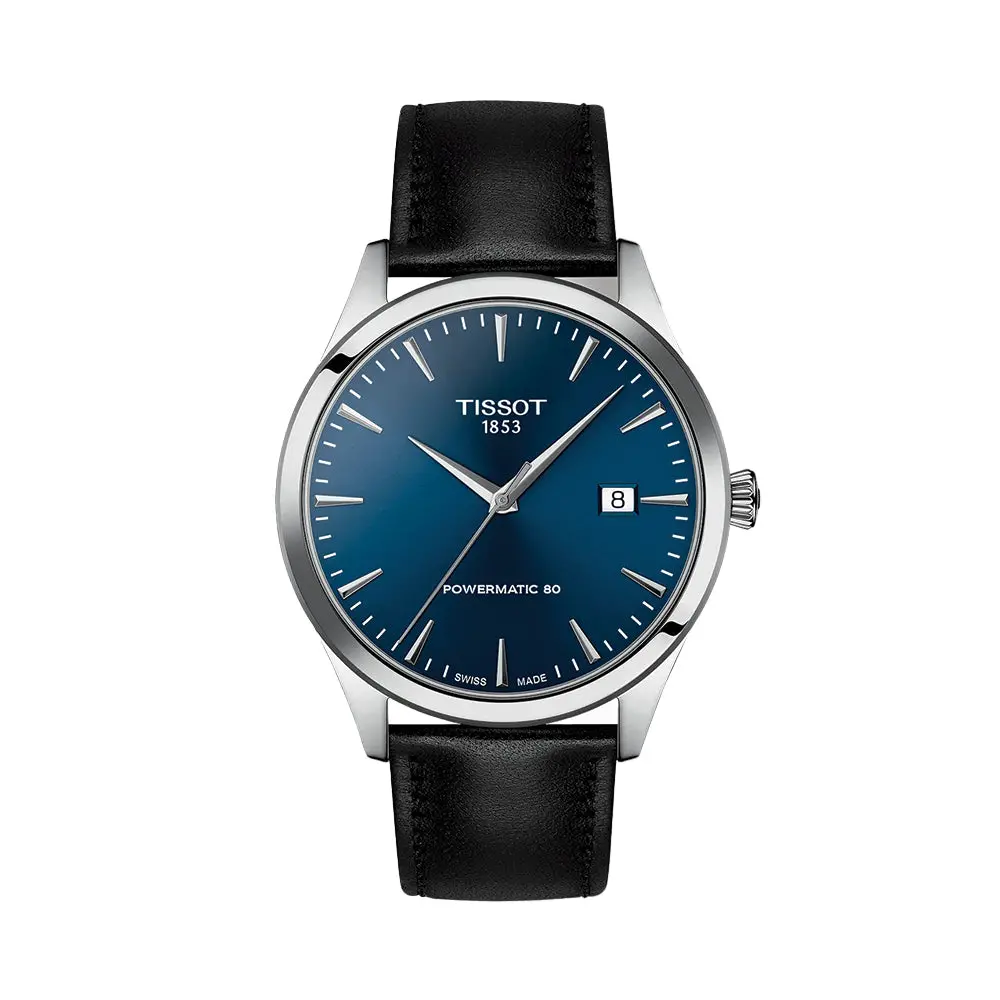 Classic Dream 40Mm - Blue On Leather Strap 1