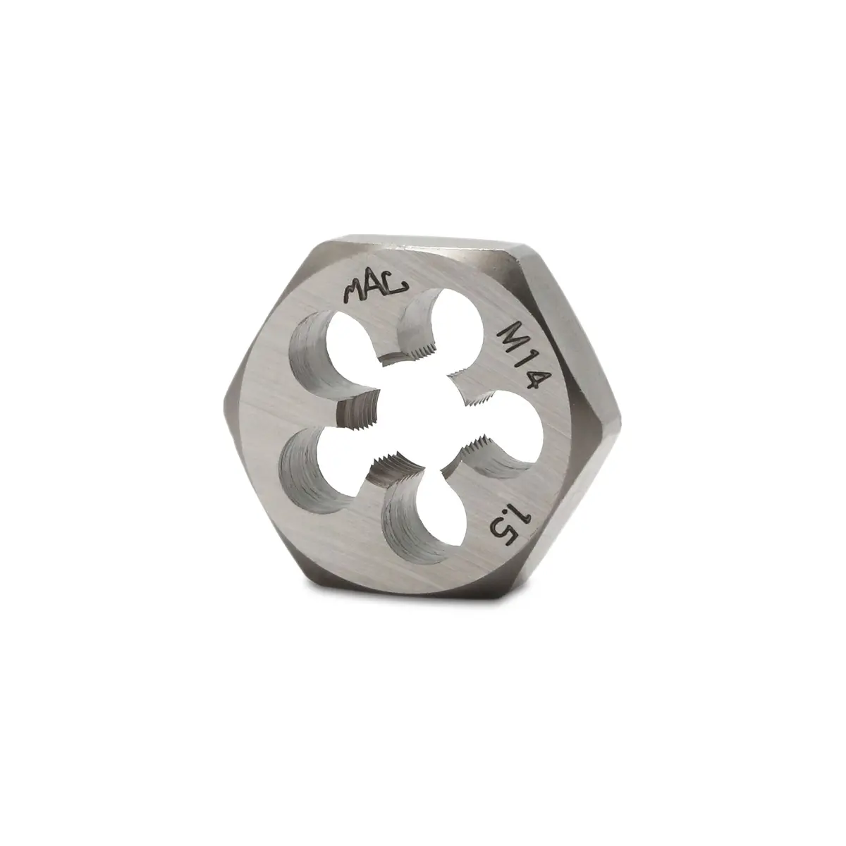 Metric Hexagonal Die M14-1.50 - 1-7/16" Shank 1