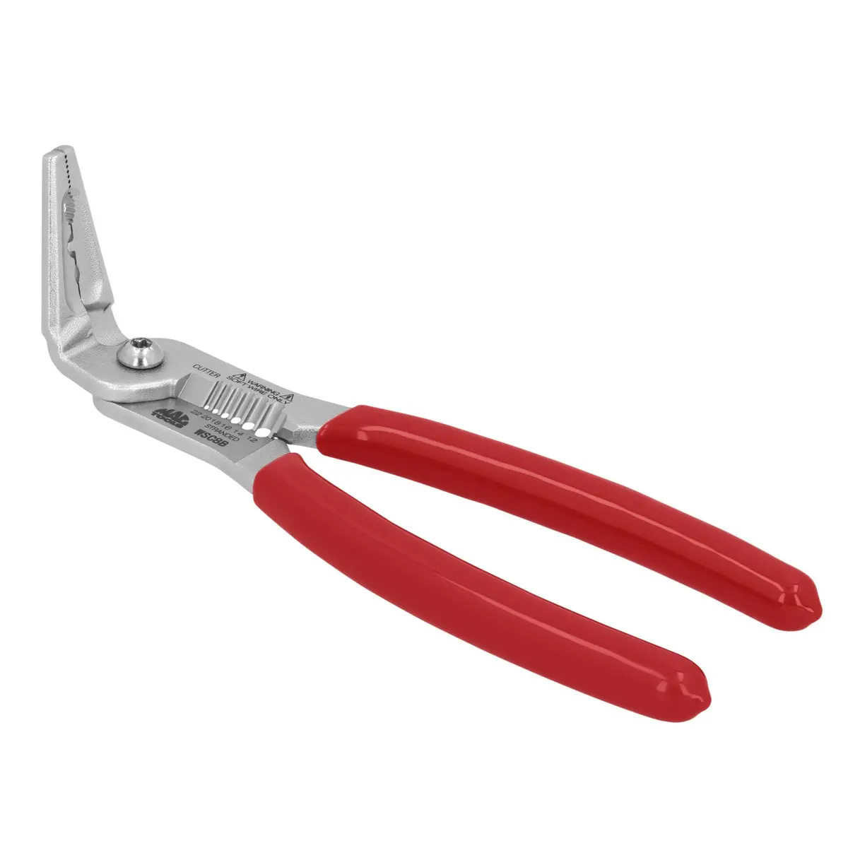 Angled Wire Crimper/Cuter/Stripper - Red 1