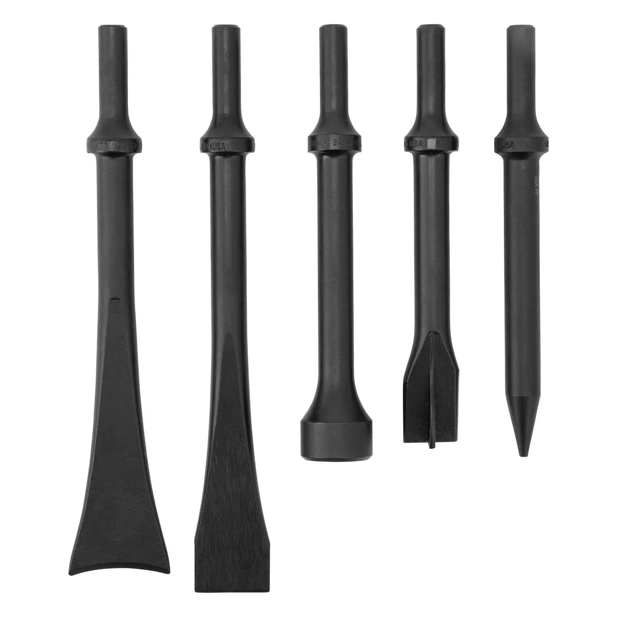 5-Pc. Air Hammer .401 Shank Bit Set 1