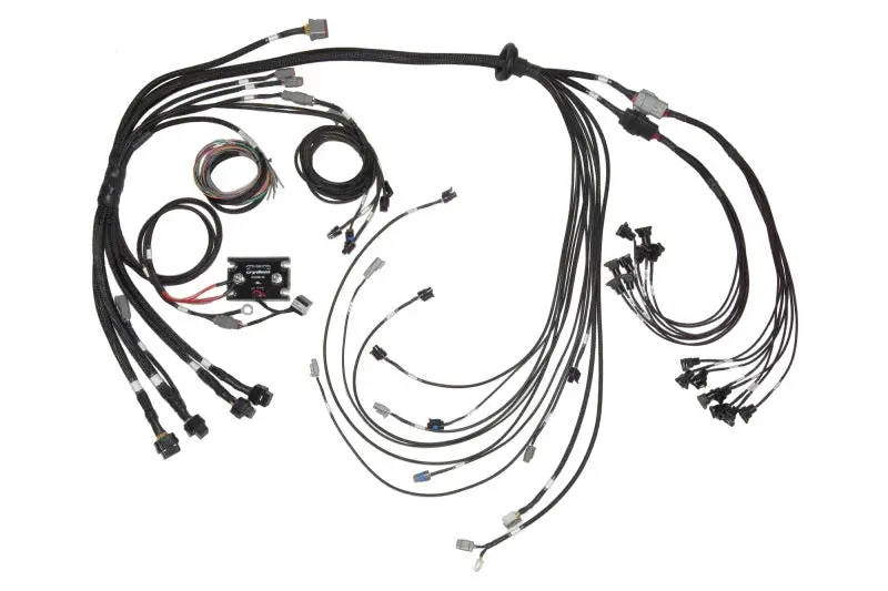 Haltech Elite 2500 Ecu Harness For V8 Big Block/Small Block Gm, Ford, Chrysler Hemi – Ev1 Injector Terminated With Rem 16 Support 1