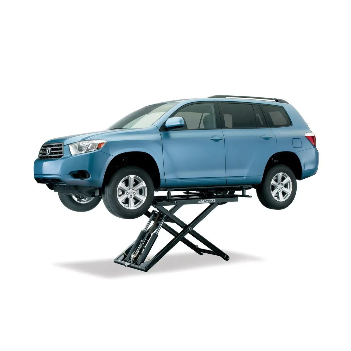 6,000-Lbs. Capacity Portable Mid-Rise Lift With Electric Motor 1