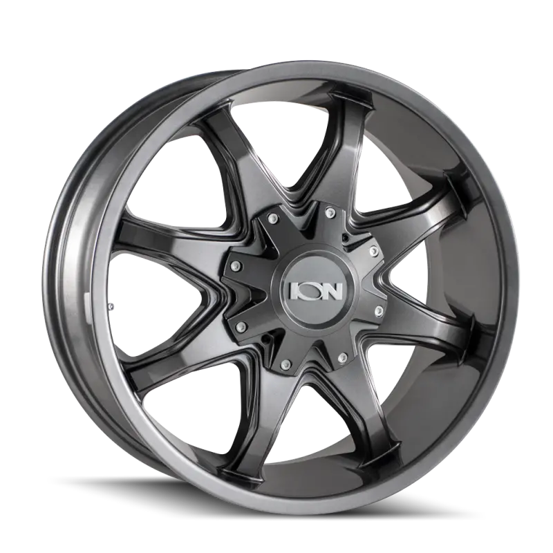 Ion Type 181 Graphite Finish Wheel: 20X9", 8X165.1 Bolt Pattern, +18Mm Offset, 130.8Mm Hub Bore 1