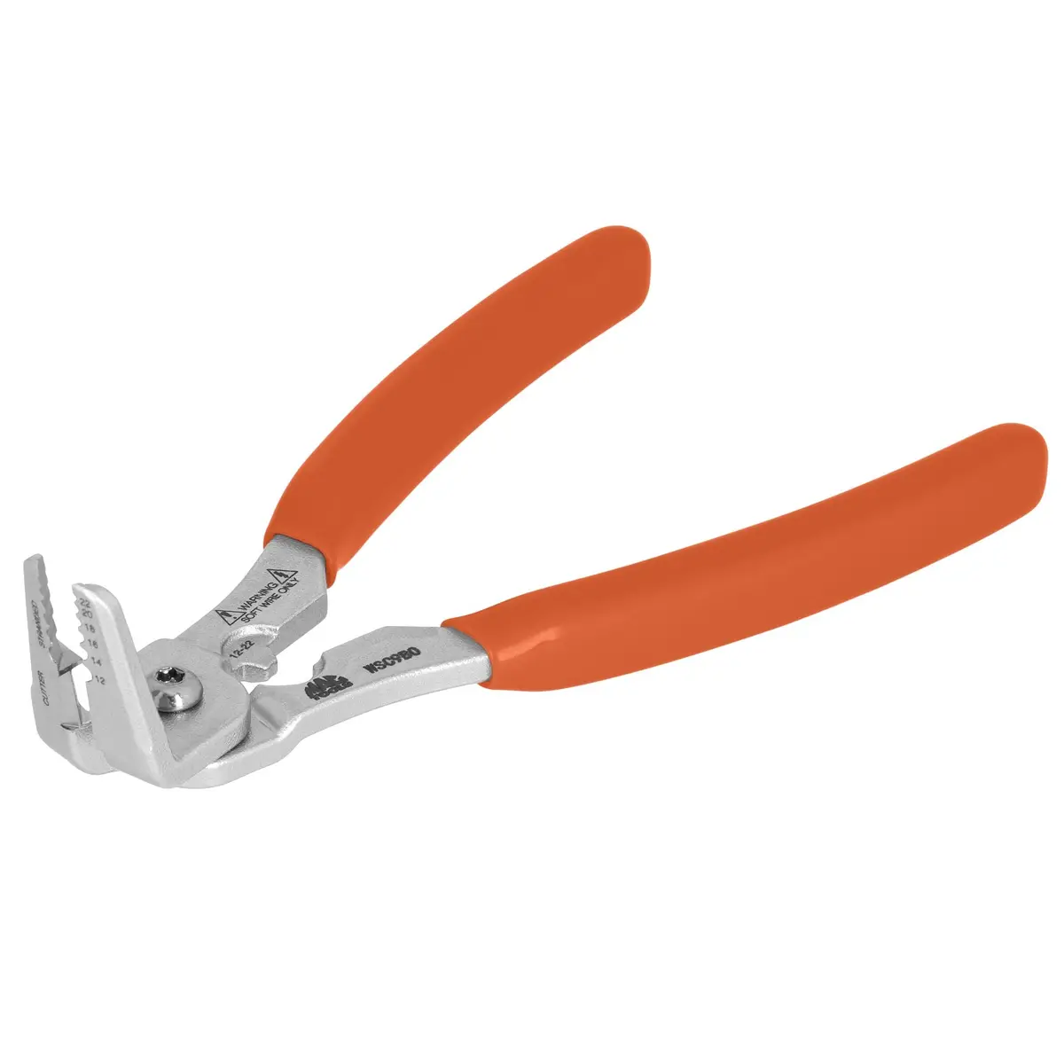 Angled Wire Stripper/Cutter/Crimper - Orange 1