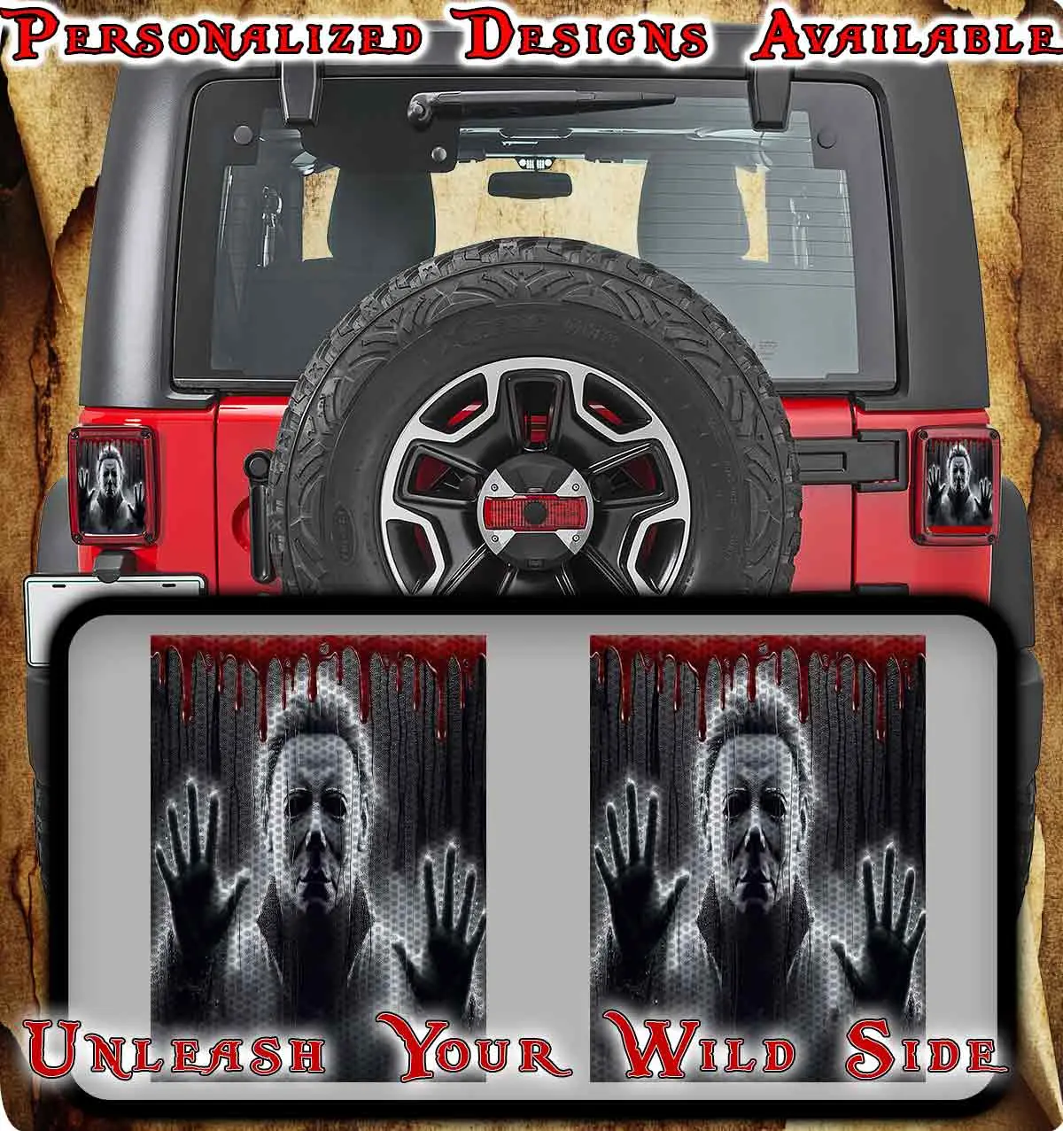 Let Me Out Mike Taillight Cover Decal 64 3