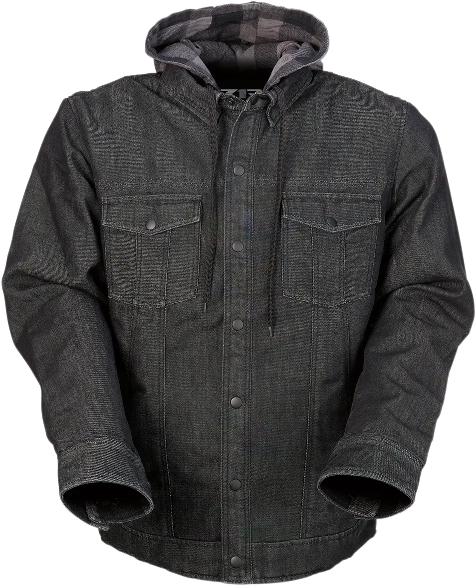 Z1R Timber Men’S Casual Shirt – Black/Gray, Small (Style 2840-0074) 1