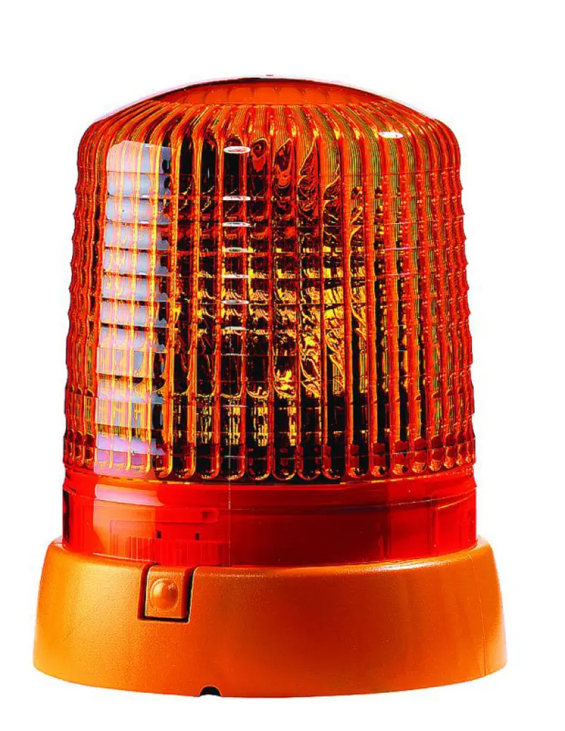 Hella H12V Rotating Yellow Beacon Light – Magnesium Housing, Dual Relay 1