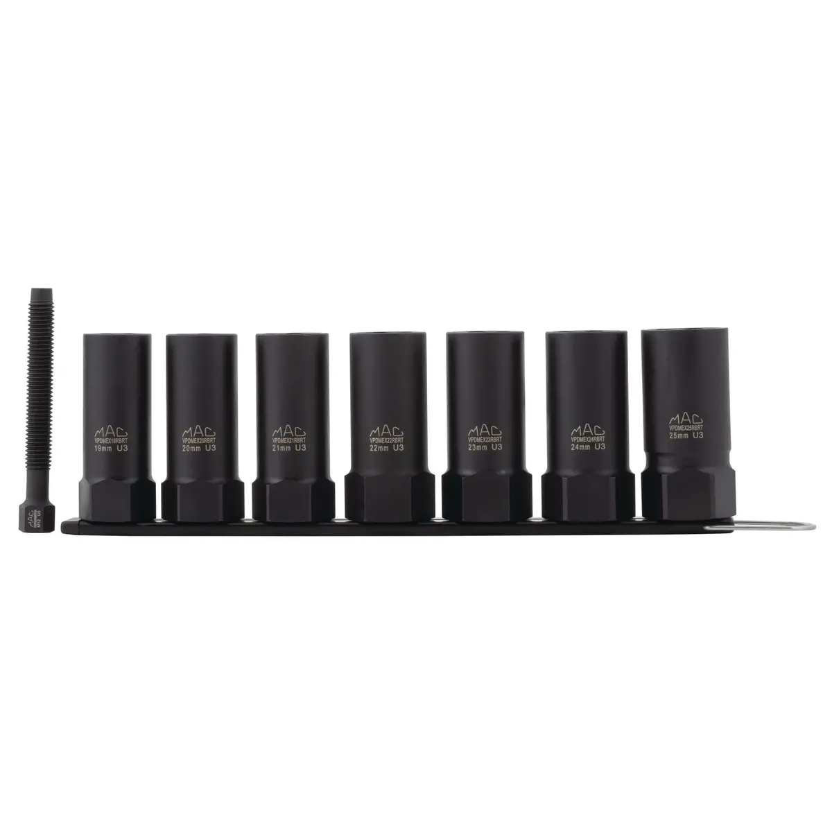 7-Pc. 1/2" Drive R.B.R.T™ Metric Impact Foreign Object Removal (For) Deep Extractor Socket Set 1