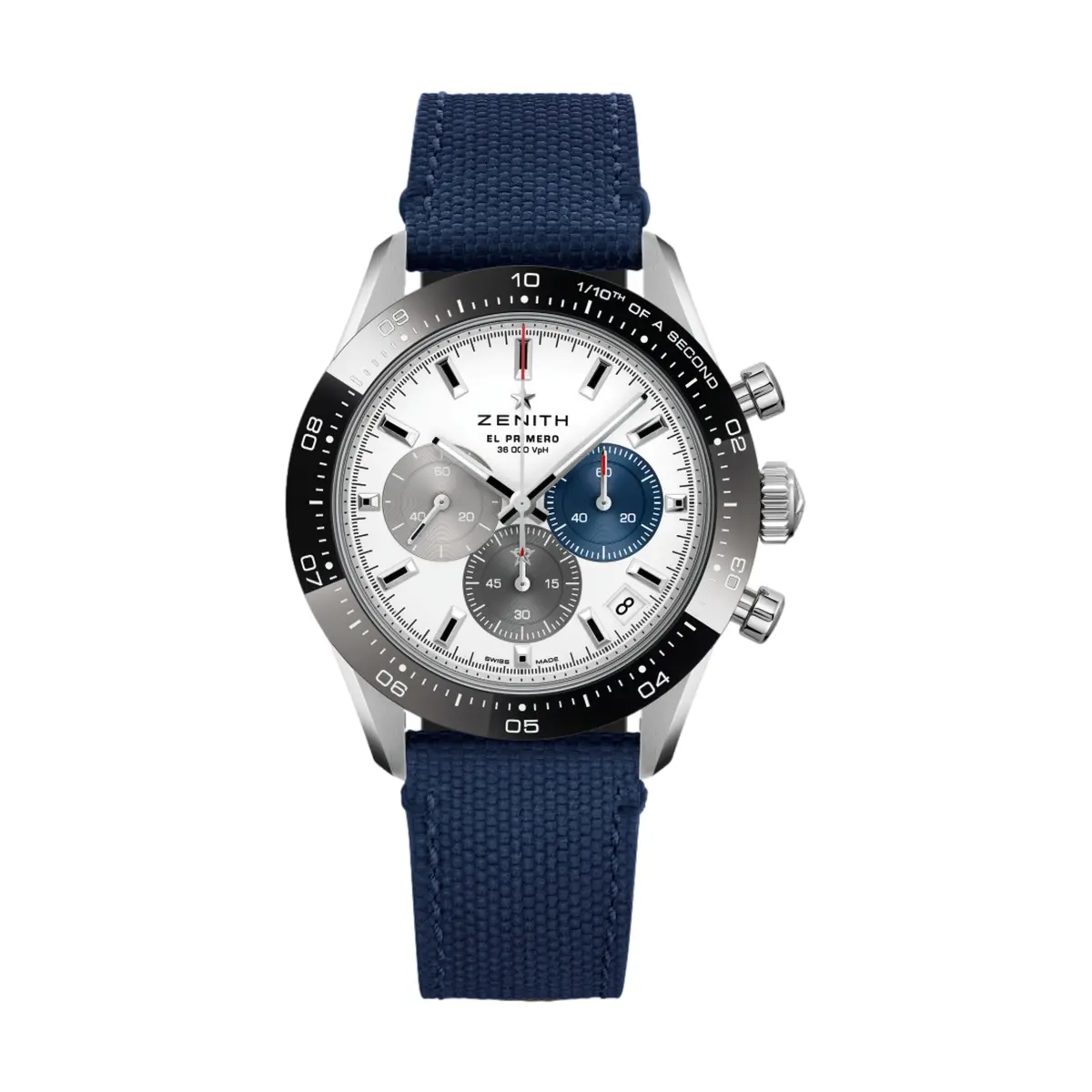 Chronomaster Sport 41Mm - White On Fabric Strap 1