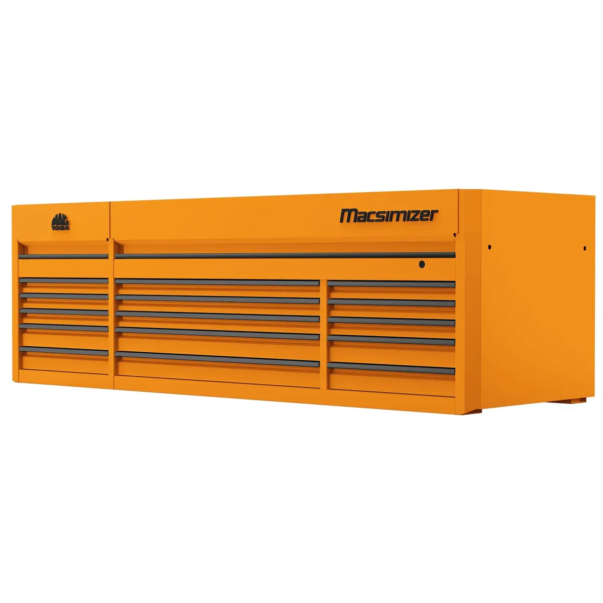 Macsimizer® 15-Drawer Top Chest - Fireball Orange 1