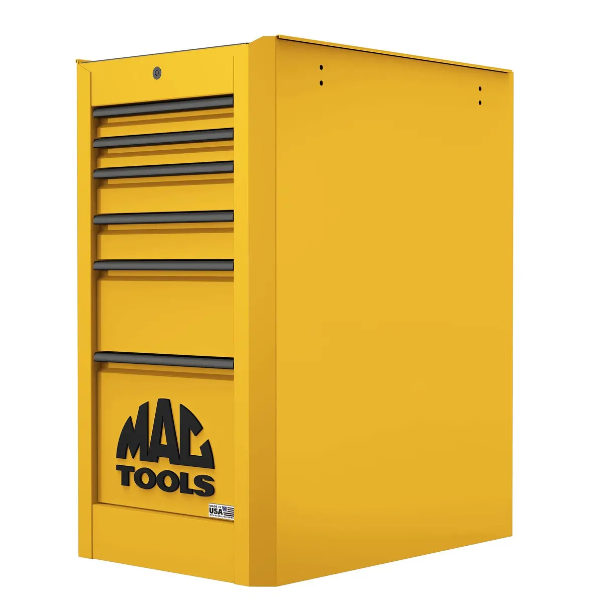 Macsimizer® 6-Drawer Side Box With Powertech™ Drawer - Sunburst Yellow 1
