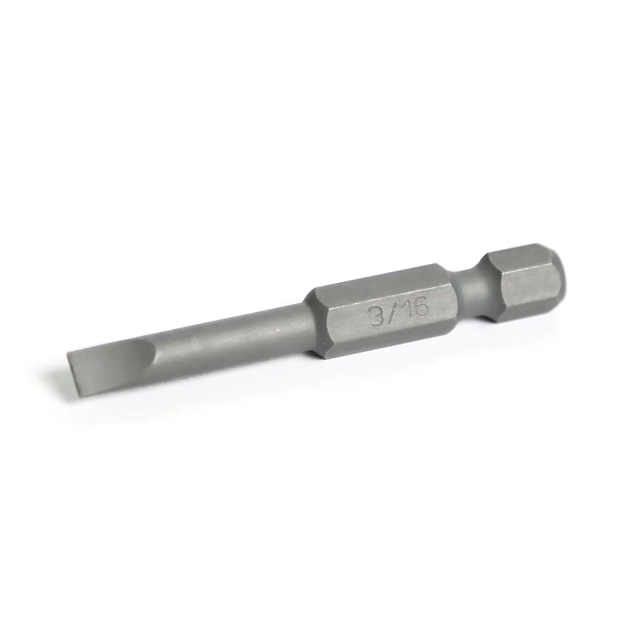 1/4" Hex Drive Slotted Bit 2" - 3/16" 1