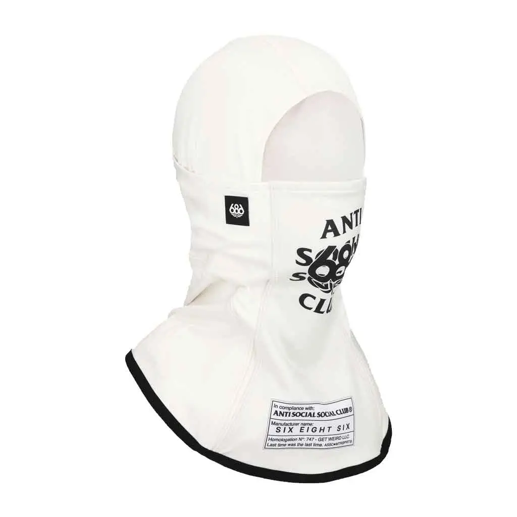 686 X Anti Social Sociall Club 25/26 Alpha Hinged Balaclava - Assc Limestone 1
