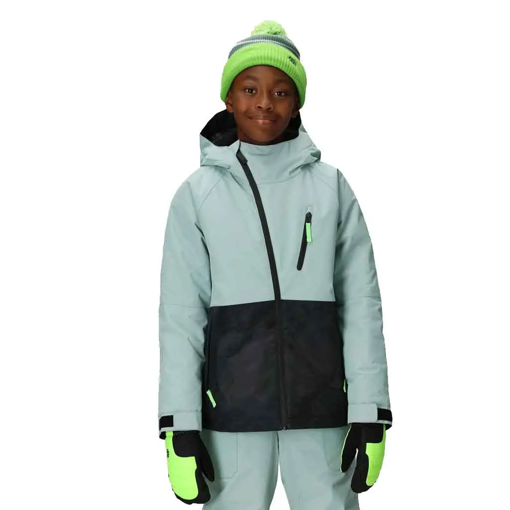 686 25/26 Boy's Hydra Insulated Jacket - Dusty Marine 1