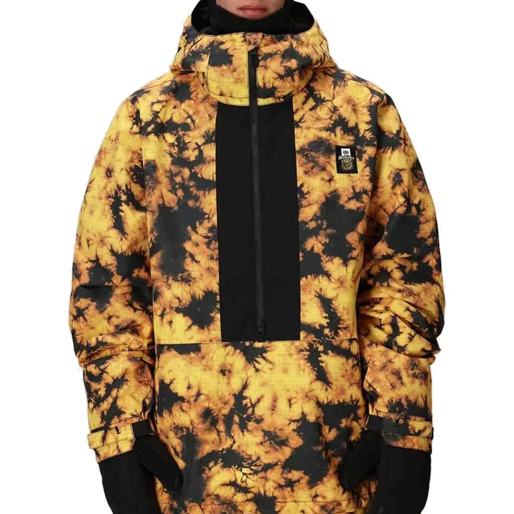 686 X Sublime 25/26 Sublime Anorak Jacket - Orange Tiedye 1