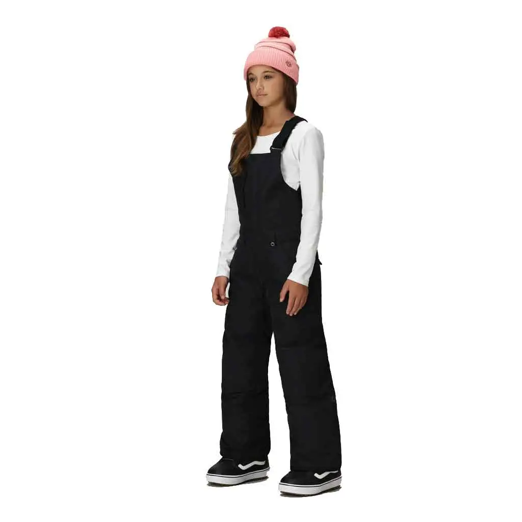 686 25/26 Girl's Sierra Insulated Bib - Black 1