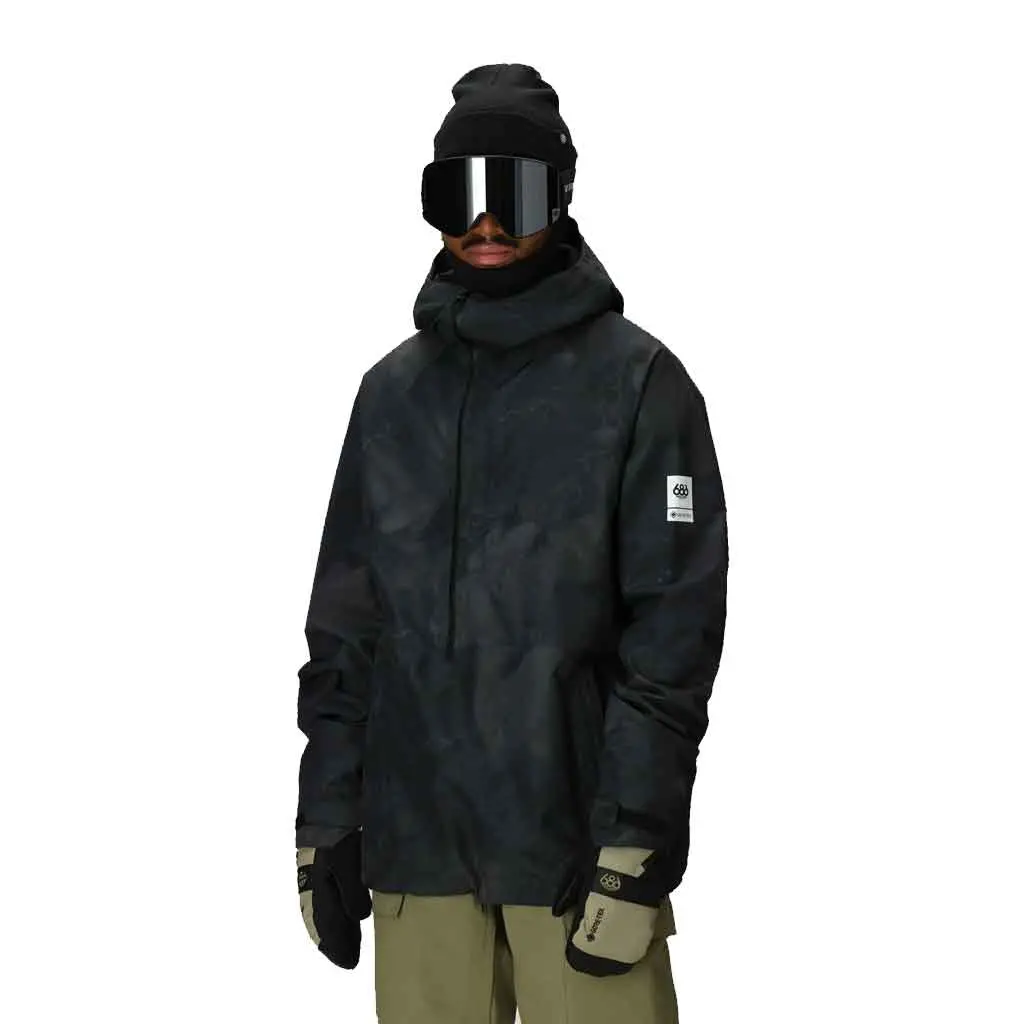 686 25/26 Gore Fragment Shell Anorak - Black Hemisphere 1
